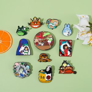 Japan Manga Collection Chest <b>Pin</b> Kawaii Clothing Backpack Decoration <b>Pin</b> Totoro Lapel <b>Pin</b> - Product Image 4