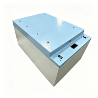 Caja de control/conexión/paso de puerta personalizada de chapa metálica de aluminio con corte láser de precisión y remaches, fabricación de cajas electrónicas.