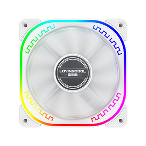 Lovingcool 120mm <span class=keywords><strong>PC</strong></span> <span class=keywords><strong>Computer</strong></span> Case Cooling Fan 6 Pin RGB Fan <span class=keywords><strong>PC</strong></span> Case Fan com controle remoto RGB - Product Image 5