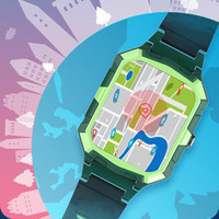 Reloj inteligente Maxtop para niños, dispositivo de seguimiento de ubicación, videollamada, reloj inteligente para niños, teléfono 4G, reloj GPS para niños con tarjeta SIM