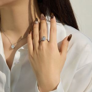 Dylam Elegance <b>Dainty</b> High Jewelry 925 Silver Rhodium Plated Eternity Band Heart Love Crown 5A Zirconia Fine Jewelry Women <b>Rings</b> - Product Image 2