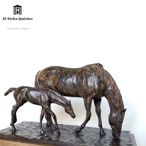 Statua di Cavallo in Bronzo Fuso Personalizzabile per Decorazione Domestica e Uso Religioso - Product Image 4