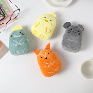 Juguete para masticar mascotas, ratón, zorro, forma bonita, Animal de peluche, Gato interactivo, hierba gatera, juguete para masticar, algodón PP, dientes limpios - Product Image 3