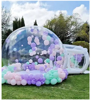 Tente transparente pour enfants pour fêtes en plein air, hôtel, événements, maison à bulles gonflable