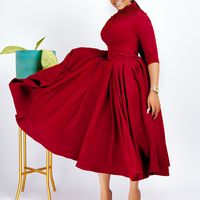 Robes de carrière professionnelles grande taille pour femmes, vêtements de bureau pour femmes, robe de travail formelle pour femmes