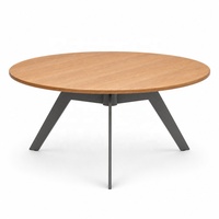 Table basse de luxe OEM au design contemporain, en chêne, inspirée du style déco, nouvelle arrivée, en panneaux de bois robustes, mobilier de salon