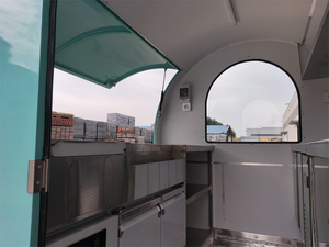 2024 YITUO Milkshake Kiosk <strong>Food</strong> Trailers Fully Equipped <strong>UK</strong> Concession <strong>Food</strong> Kiosk Counter - Product Image 6