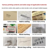 Imprimante jet d'encre intelligente statique - Compacte, automatique, impression de haute précision de dates, graphiques, logos, codes QR, numéros de lots - Chine
