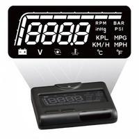 Alat Ukur Multifungsi OBD Langsung dari Pabrik P6 Layar Digital Speedometer Pengukur Suhu Air Voltmeter untuk Mobil Truk Universal