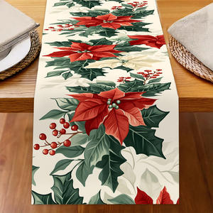 Mantel de Papá Noel de estilo nórdico duradero para decoraciones navideñas de <span class=keywords><strong>Amazon</strong></span> para comedor, Mostrador de bandera, fábrica de cena de vacaciones - Product Image 5