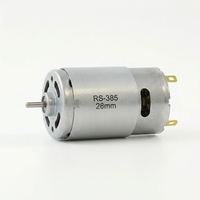 Moteur CC à balais RS 385 28mm 6V 12V à couple élevé 7000 tr/min, micro-moteur pour voiture RC, bateau, modèle, bricolage, jouet, hobby