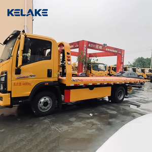 Camion de dépannage à plateau plat de 5 tonnes équipé d'une grue de 8 tonnes pour les interventions d'urgence - Product Image 2