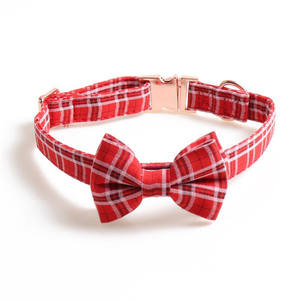 Hochwertiges verstellbares Hunde halsband für Haustier leine mit abnehmbarem Bowknot und Metalls chnalle - Product Image 5