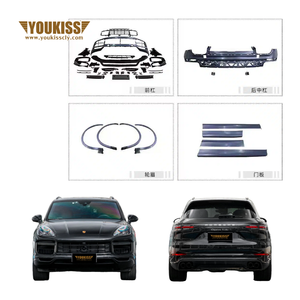 <span class=keywords><strong>Kit</strong></span> carrosserie Turbo pour <span class=keywords><strong>Porsche</strong></span> <span class=keywords><strong>Cayenne</strong></span> 9Y0 (2018-2021), en matériau PP - Product Image 1