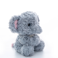 Peluche d'éléphant gris personnalisée, décoration de bureau, design mignon, jouet en peluche doux et câlin pour les cadeaux d'anniversaire des enfants