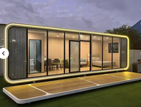 Maison conteneur modulaire préfabriquée en acier de luxe pour appartement, villa et hôtel – Espace de vie portable et écologique de 20/40 pieds