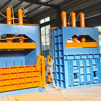 Presse à balles verticale pour plastique, machine à balles verticale pour carton, presse à balles à mouvement descendant