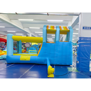 FBSPORT <span class=keywords><strong>Parco</strong></span> Acquatico Gonfiabile con Scivolo d'Acqua e Casa Rimbalzante, <span class=keywords><strong>Parco</strong></span> Giochi Acquatico Esterno per Adulti - Product Image 5