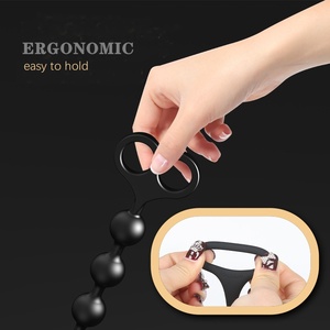 Silicone anale perlina anale Plug Trainer con Pull Roop e palle di diverse dimensioni giocattolo del sesso anale per gli uomini e le donne - Product Image 3