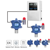 Analizador de Gas Fijo en Línea a Prueba de Explosiones NKYF, Analizador Digital Industrial con Pantalla LCD, Certificación CE/FCC/IP/SIL, para CO, O3, O2, H2S, CH4, LEL, VOC, 16 Gases