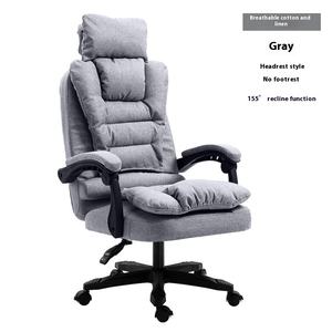 モダンホームオフィス快適なコンピュータチェア生地ボスチェア背もたれ研究用ランチ座り心地の良いライフスタイルリフティング機能 - Product Image 6