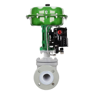 Válvula de Control Neumática de Tipo Integral, de Una Sola Vía, PN40, con Brida de Acero Fundido F46, Control 4-20mA - Product Image 3