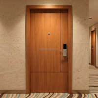 Porte intérieure en bois moderne pré-assemblée insonorisée et ignifugée, de luxe, pour résidences aux États-Unis et au Canada, STC 42, porte acoustique en bois pour pièces intérieures
