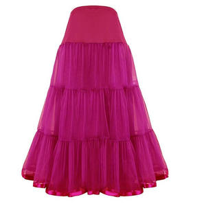 Jupe Femme <span class=keywords><strong>Jupon</strong></span> <span class=keywords><strong>Long</strong></span> à Volants Crinoline Vintage Mariage Bridal pour Robes <span class=keywords><strong>Jupon</strong></span> Rockabilly Tutu Jupe - Product Image 4