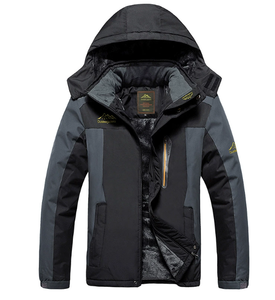 Veste pour homme doublée de polaire, épaisse, pour la randonnée en montagne, résistante au froid, chaude, grande taille, polaire - Product Image 3