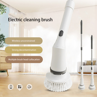 Brosse de nettoyage électrique d'épurateur rechargeable automatique de salle de bains de la CE avec ROHS