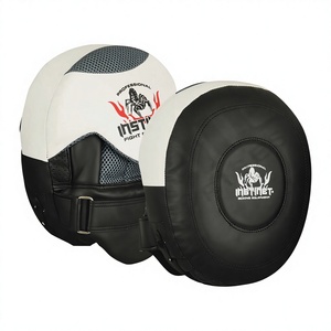 Juego de Guantes de Boxeo y Almohadillas de Entrenamiento con Logotipo Personalizado al por Mayor, Nuevo Estilo, Cuero Genuino, Almohadilla de Golpeo y Almohadilla de Foco para Entrenamiento - Product Image 1