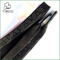 Fabricant CT010 fournit des lacets plats avec logo personnalisé imprimé en silicone, cordon de serrage