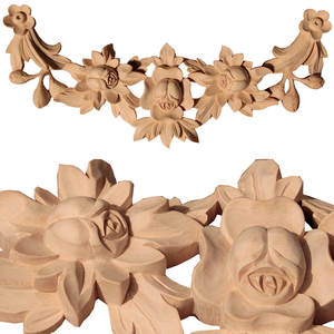 <span class=keywords><strong>Apliques</strong></span> <span class=keywords><strong>de</strong></span> madera sin pintar y calcomanías <span class=keywords><strong>de</strong></span> tallas <span class=keywords><strong>de</strong></span> flores Onlays <span class=keywords><strong>para</strong></span> <span class=keywords><strong>espejos</strong></span>, armarios, paredes, puertas, tocadores, soporte, proyecto <span class=keywords><strong>de</strong></span> arte DIY - Product Image 5