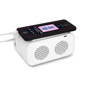 <span class=keywords><strong>Chargeur</strong></span> sans fil multifonctionnel, <span class=keywords><strong>réveil</strong></span>, haut-parleur avec <span class=keywords><strong>radio</strong></span> FM, lecteur de musique sur carte TF et AUX - Product Image 4