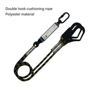 Full Body <span class=keywords><strong>Safety</strong></span> <span class=keywords><strong>Harness</strong></span> Queda Proteção Belt para Construção Trabalho Lanyard <span class=keywords><strong>Shock</strong></span> Absorber Full Body Five Point Seat Belt - Product Image 4