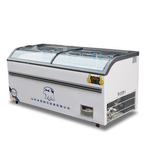 VICTORY KITCHEN Heavy Duty Doble temperatura Ice Locker Congelador Gabinete para helados 2 ~ 8C -22C para comida rápida Snack Bar Hotel - Product Image 1