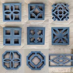 Moules à briques creuses réutilisables et efficaces à double face en ABS, haute résistance, pour la décoration des bâtiments de parcs et de cours - Product Image 2