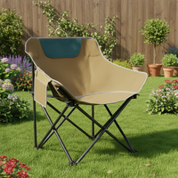 Ensemble table et chaise de camping pliables en alliage d'aluminium, design moderne, écologique, durable, pour jardin, plage, pique-nique, extérieur