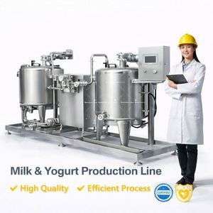 เครื่องจักรแปรรูปนมเอซ โรงงานพาสเจอร์ไรส์นม สายการผลิตโยเกิร์ตขนาดเล็กในประเทศจีน - Product Image 4