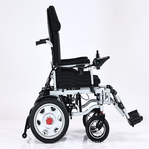 Fauteuil roulant électrique pliable en alliage d'aluminium, batterie 24V12A, portable pour personnes handicapées et personnes âgées - Product Image 4