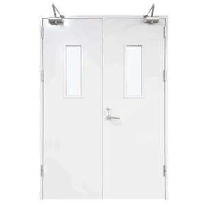 Puertas antiincendios de entrada de acero insonorizadas de Metal Exterior estándar personalizadas Ais para aplicación Puerta de salida de incendios comunal - Product Image 4