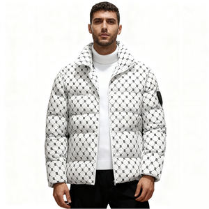 Men's Winter Jacket New Casual Business Leisure Coat with <b>Stand</b> Collar Warm Baseball Style Parka Men's Winter Down Jacket - Product Image 2
