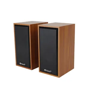 Kisonli T-002A wooden speaker box stereo system for home ion speaker