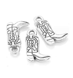 ทองเงินโลหะผสมบรอนซ์ตะวันตกคาวบอยบูตCharm Hangingจี้สําหรับDIYสร้อยคอสร้อยข้อมือเครื่องประดับทํา - Product Image 3