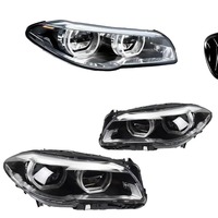 Conjunto de Faros LED Mejorados para BMW Serie 5 F10 F18 M5 2011-2017 con DRL, Señal de Giro Dinámica, Plug and Play