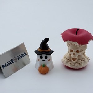 Ensemble de collection créatif de mini-décorations fantômes citrouille et clown Alice à prix abordable – Accessoires décoratifs, mini-poupées, articles d'Halloween - Product Image 4