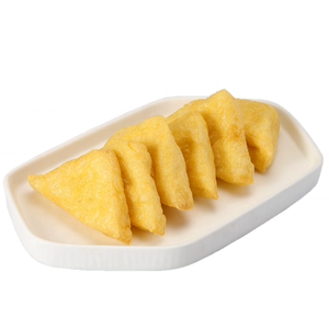 Tofu frit triangulaire, idéal pour les ragoûts, les currys et les plats braisés, 1 cm d'épaisseur, pack <span class=keywords><strong>de</strong></span> service alimentaire en vrac - Product Image 1