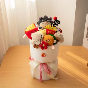 Bouquet di Peluche Personalizzato per la Laurea, Creativo Cane West Highland Terrier Imbottito con <span class=keywords><strong>Fiori</strong></span> per Bambini - Product Image 4