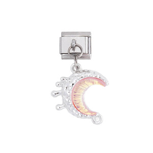 Italian Silver Module Pendant Set Mixed Shapes For Bracelet Making DIY Jewelry Craft Accessories Chain - Product Image 5