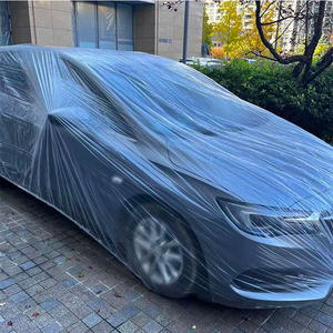 Funda Protectora Desechable para Automóvil de Plástico HDPE, Impermeable y a Prueba de Polvo, Protección Completa para Reparación y Transporte de Carrocería - Product Image 3